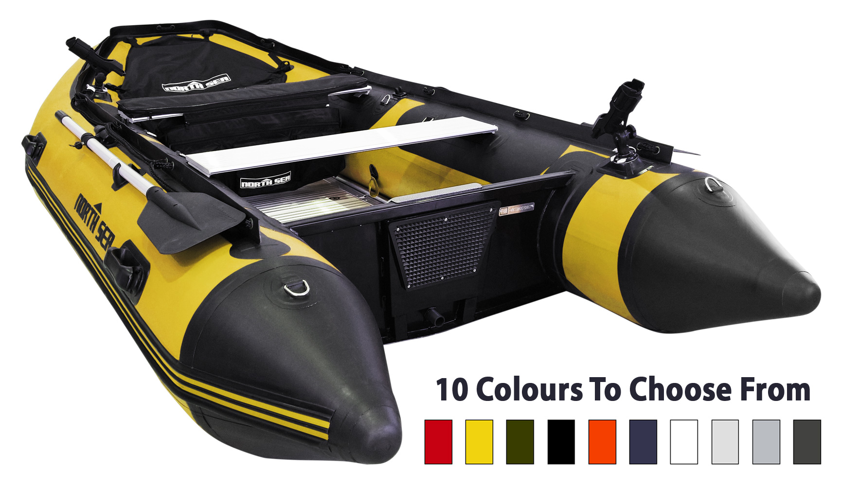 North Sea Inflatable Boat - Yellow