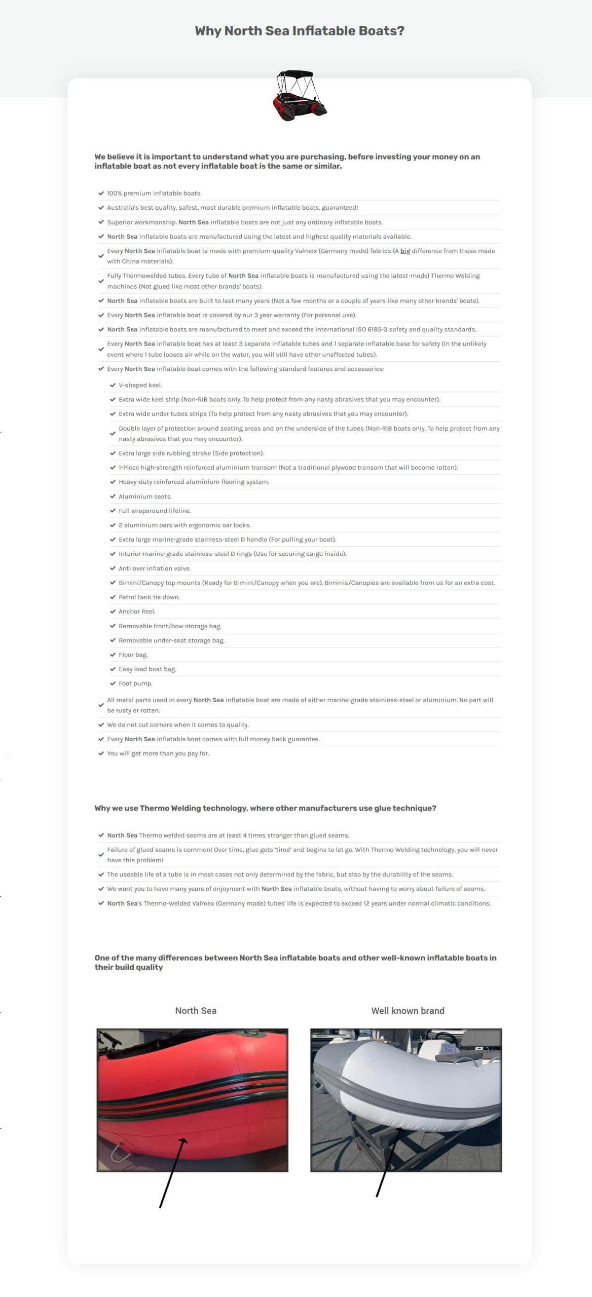 Why North Sea Inflatable Boats
